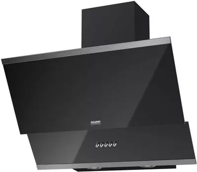 Каминная вытяжка Krona Irida 600 black push button