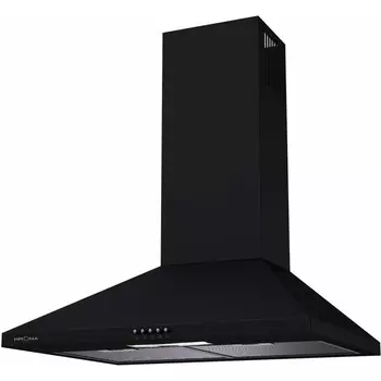 Каминная вытяжка Krona JANNA 600 black push button