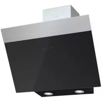 Каминная вытяжка Krona Kristen 600 black/inox S
