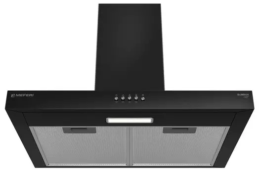 Каминная вытяжка Meferi SLIMBOX60BK LIGHT