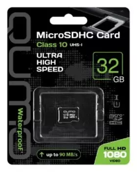 Карта памяти Qumo MicroSDHC 32GB Class 10 UHS-1 (24629) без адаптера