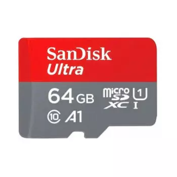 Карта памяти SanDisk microSDXС 64GB (SDSQUB3-064G-GN6MA) + адаптер