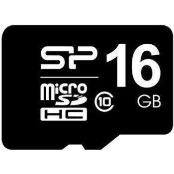 Карта памяти Silicon Power microSDHC 16Gb Class10 SP016GBSTH010V10SP (+ adapter)