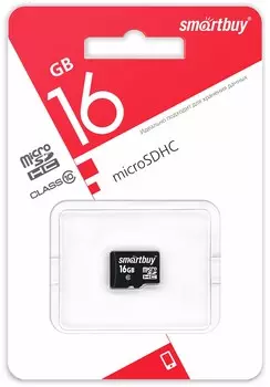 Карта памяти Smartbuy SDHC 16GB Class10