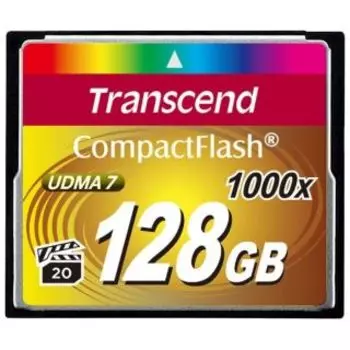 Карта памяти Transcend 128GB CompctFlash 1000X TS128GCF1000