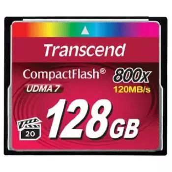 Карта памяти Transcend 128GB CompctFlash 800X TS128GCF800