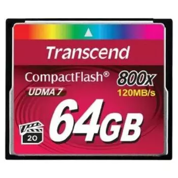 Карта памяти Transcend 64GB CompactFlash 800X TS64GCF800
