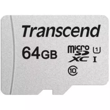 Карта памяти Transcend microSD 64GB TS64GUSD300S