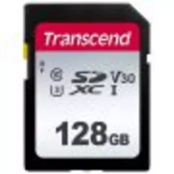 Карта памяти Transcend SDXC UHS-I U1 class 10 128GB TS128GSDC300S