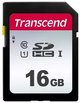 Карта памяти Transcend SD 16GB TS16GSDC300S