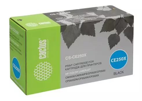 Картридж Cactus CS-CE250X черный
