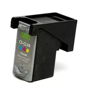 Картридж Cactus CS-CL38 голубой/пурпурный/желтый