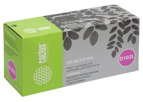 Картридж Cactus CS-D103L черный