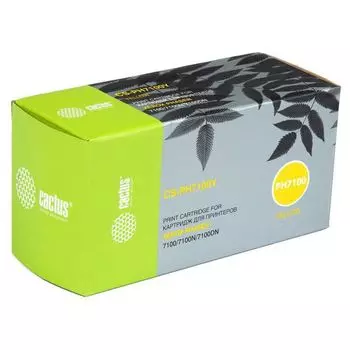 Картридж Cactus CS-PH7100Y желтый