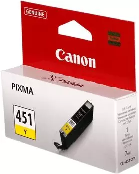 Картридж Canon CLI-451Y желтый