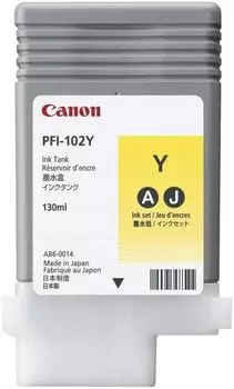 Картридж Canon PFI-102Y желтый