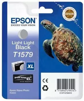 Картридж Epson C13T15794010 (T1579) светло-серый