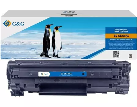Картридж G&G GG-CE278AX черный