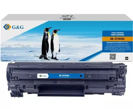 Картридж G&G GG-CF283AL черный