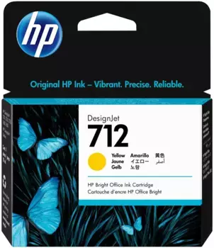Картридж HP 712 3ED69A желтый