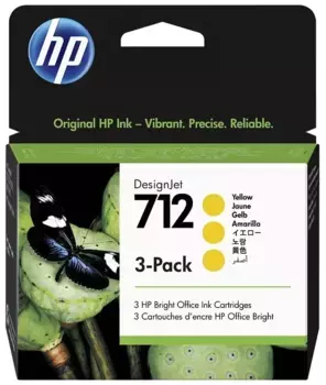 Картридж HP 712 3ED79A желтый