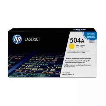 Картридж HP CE252A (504A) желтый