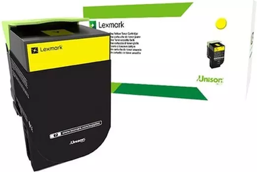 Картридж Lexmark 70C8HYE Желтый