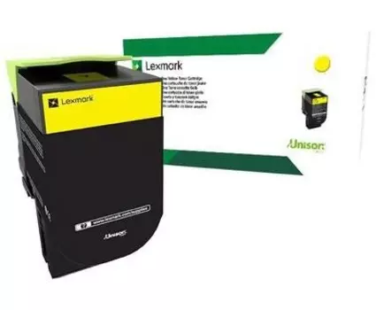 Картридж Lexmark 80C8HY0 жёлтый