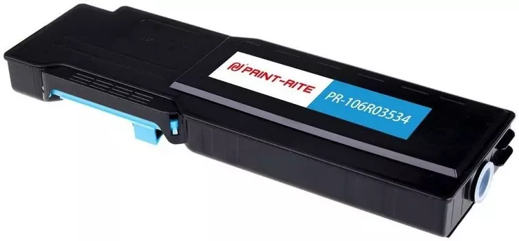 Картридж Print-Rite PR-106R03534 (106R03534/TFX973CPRJ) голубой
