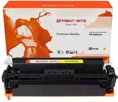 Картридж Print-Rite W2032X TFHBKUYPU1J желтый