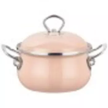 Кастрюля Agness 901-095 розовый 2л