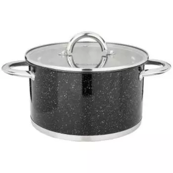 Кастрюля Agness 937-309 Black Marble