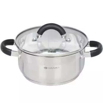 Кастрюля Daniks QS-1-18 2,2л
