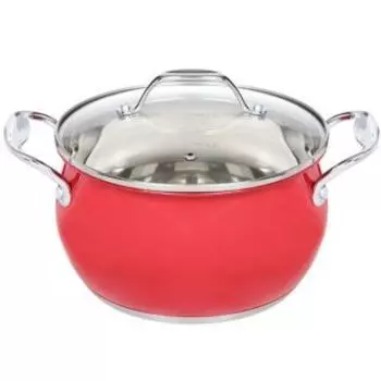 Кастрюля Daniks QS-2-20 красный 3,6л