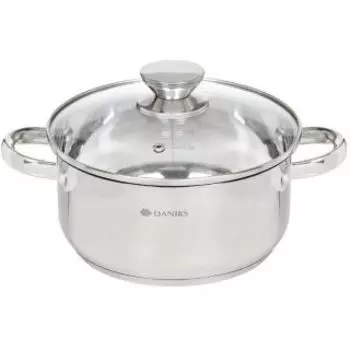 Кастрюля Daniks QS-S-20 3,1л