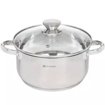Кастрюля Daniks QS-S-24 5,4л