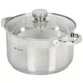 Кастрюля Daniks Стандарт-PR SD-24-2 6.5л