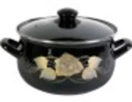 Кастрюля Interos Черное золото 5,7л (3040А)