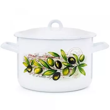 Кастрюля Эстет ЭТ-72119 Оливы Тосканы 4.3л