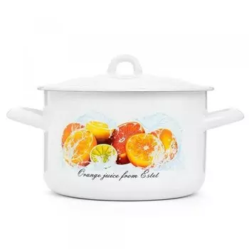 Кастрюля Эстет ЭТ-72462 Цитрусовый фреш 2.9л