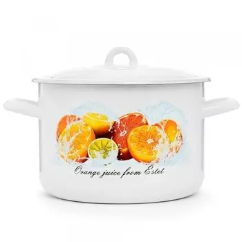 Кастрюля Эстет ЭТ-72463 Цитрусовый фреш 4.3л