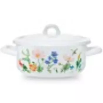 Кастрюля Эстет ЭТ-72485 Луговые цветы 1.45л