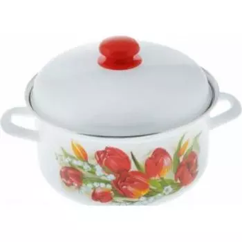 Кастрюля Лысьва 1508АП2/4 Кастр. эм. 1,5л Ласк. май