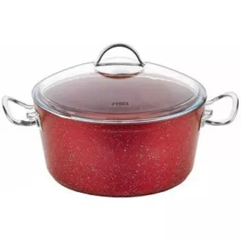 Кастрюля Маруся 6001-28к красный