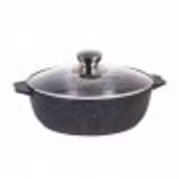 Кастрюля Мечта Гранит star 5л стекл.крышка (35803)