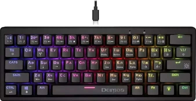 Клавиатура Defender DEIMOS GK-303 RU RGB (45303)