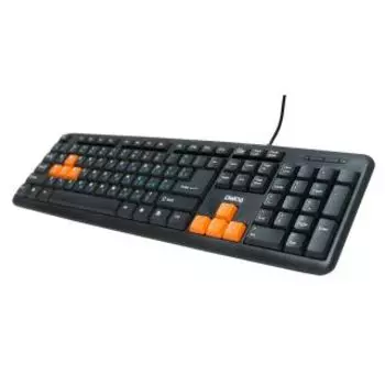 Клавиатура Dialog KS-020U черный/оранжевый