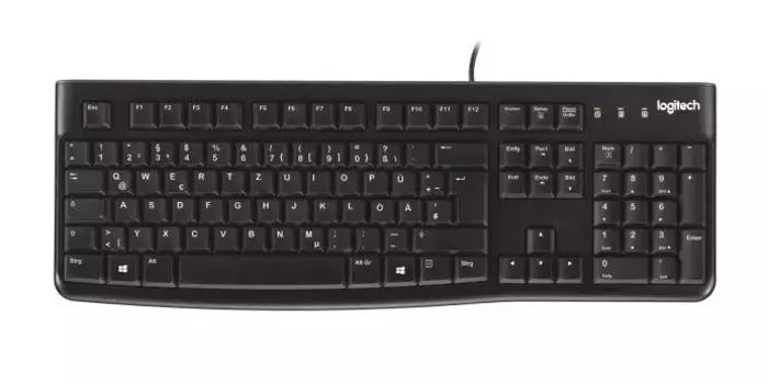 Клавиатура Logitech K120 черный USB (920-002508)