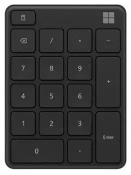 Клавиатура Microsoft Bluetooth Compact Numpad Black (23O-00006)