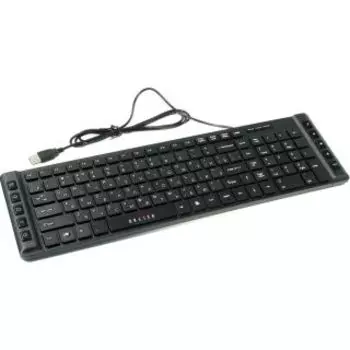 Клавиатура Oklick 530S черный USB slim